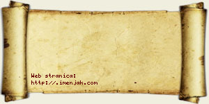 Lena Rakovac vizit kartica